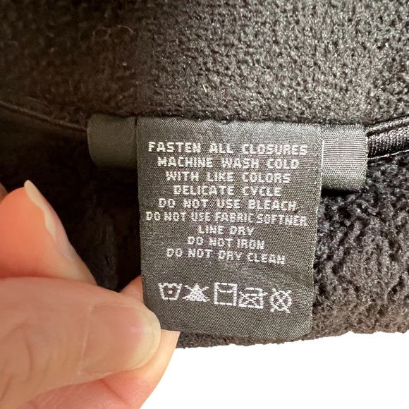 Snozu Mens Performance‎ Fleece Zip Up Jacket Black Size Large Outdoors - Picture 8 of 8